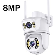 Nicelect 4k 8MP ống kính kép Wifi Camera PTZ mới màn hình kép 4MP H.265 NightVision wifi ngoài trời 