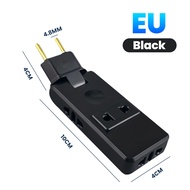 Elough Eu Plug Adapter 2-pin 4.8mm Power Adapter Foldable CN USA to EU Europe Travel Adapter AC Sock