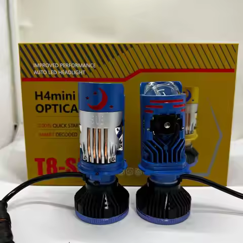 150W T8-SU8 Dual Direct LED Headlight H4 Bi Beam Projector Laser 4 Copper Tube Motor Dual Cup Super 