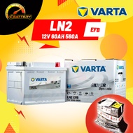 LN2 | DIN60L | DIN60 Varta Silver EFB Dynamic For Idling Stop Car Battery | Honda accord 2020  Lexus