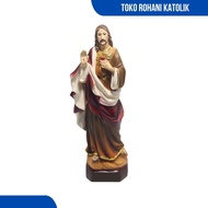 PATUNG BUNDA MARIA DAN YESUS 1 SET / SET DOA KATOLIK / PAKET DOA ROSARIO / SALIB DUDUK / PATUNG YESU
