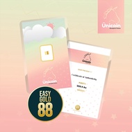 [EMASMURAH] MINI GOLD BAR (999.9Au) below 1g - UNICOIN - AUTHORISED SELLER / ALL COLOR / PAPADOM EMAS