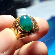 Koleksi Unik Cincin Batu Akik Natural Bacan Doko Body Glass Kantoran