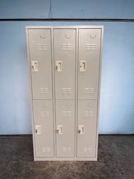 【新竹2手家具】推薦永茂二手傢俱*C050403*六人置物鐵櫃(KEY5個)*辦公家具 辦公桌 員工置物櫃 辦公椅 主管桌椅 OA家具 活動櫃 洽談桌椅 新屋
