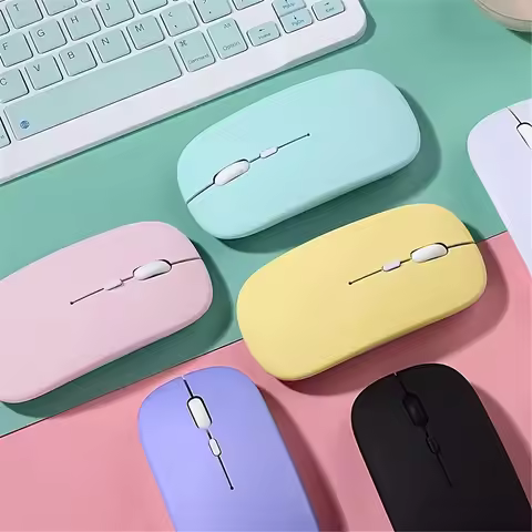 Wireless Bluetooth-compatible Mouse For iPad Samsung Huawei Android Windows Tablet Battery Mouse For
