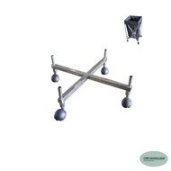 CMS ฐานขาตั้งสำหรับที่แขวนถุงขยะ ขนาดถุงขยะ28*36นิ้ว. มีล้อขนาด2นิ้ว.(เฉพาะตัวฐาน)