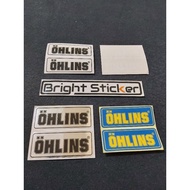 STICKER SHOCK DEPAN OHLINS