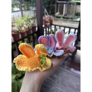 Bunny ears hairpin crochet