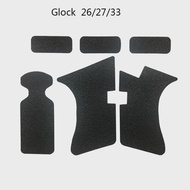 Rubber grip non-slip sticker for Slim Plus Gen 1/2/3/4/5 G 17 19 20 21 22 23 25 26 27 33 9mm Glock S