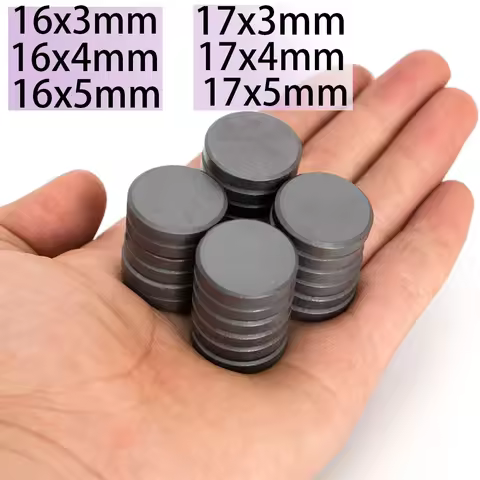 10-50pcS 16x3 16x4 16x5 17x3 17x4 17x5 Disc Round Magnets Black Ferrite Permanent Ring Magnet Aimant