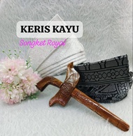 KERIS KAYU (TRADISIONAL HIASAN PENGANTIN LELAKI) untuk BUDAK & DEWASA