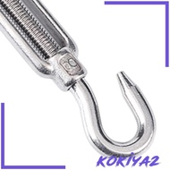 [Kokiya2] Tensioner Turnbuckles Hook, Snap Hook, Shade Sail Hardware Kits Wire Rope Tension for Clot