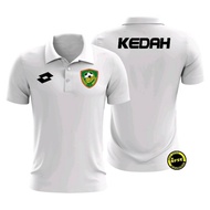 Kaos Hiphop Cotton Kedah FC TRAVEL JERSEY 2022 FOOTBALL FUTSALL POLO SHIRT KAOS APPARELS MICROFIBER 