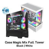 Magic Mix Full Tower case - Black | E-atx, No Fan