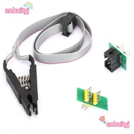 AHTY SOIC8 SOP8 Flash Chip IC Test Clip, with 2 Adapter Board SOIC 8 / SOP8 Clip Flash Chip IC Test 