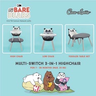 Cocolatte high chair Dining chair we bare bears