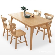 Modern Minimalist Free Shipping Dining Table Nordic Oak Combination Dining Table Small Apartment Hom