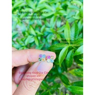 Super pretty Tour Maline 4-leaf clover earrings and earrings