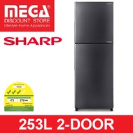 SHARP SJ-RF25E-DS 253L 2-DOOR FRIDGE (3 TICKS)