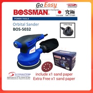 BOSSMAN BOS5032 320w Orbital Sander l Sand Paper Machine Wood Polisher Finishing Mesin Gosok Kayu