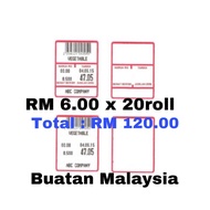 PENIMBANG LABEL UNTUK SEMUA JENIS TIMBANG JENAMA ASHICA RONGTA DIGI ISHIDA ACLAS DIBAL BIZERBA