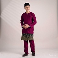BAJU MELAYU WARISAN TELUK BELANGA COTTON - 3 (F)