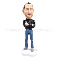 Cross-Border/Creative Standing: Commemorative Edition Model Decoration Jobs Resin Doll New Product h