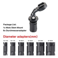 Phone Holder Triple Tree Fork Clamp Stem Mount Motorrad GPS Navigation Stand Motorcycle Mobile Phone