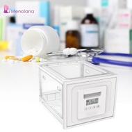 [Menolana] Timer Lock Box, Money Saving Box, Phone Lock Box with Timer, Lockable Storage Container, 