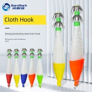 fishing hook umpan casting Tetamu percutian baru kain bungkus jarum sotong cangkuk sotong memancing 