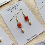 apricot cider earrings • 杏樹蘋果酒耳環