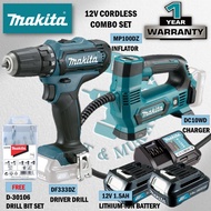 MAKITA 12V Cordless Combo Set RM999 ( DF333DWYE 12V Cordless Driver Drill & MP100DZ 12V Cordless Inf