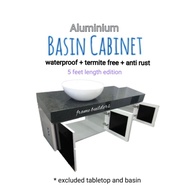 Basin Cabinet / Aluminium Basin Cabinet / Made in Malaysia / Kabinet basin / Kabinet bilik mandi /Bathroom Cabinet /洗脸盆厨