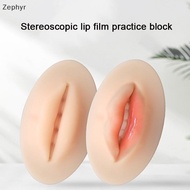 Zephyr Microblading Reusable 3D Silicone Practice Lips Skin  Solid Lip Blo For PMU Beginner Training