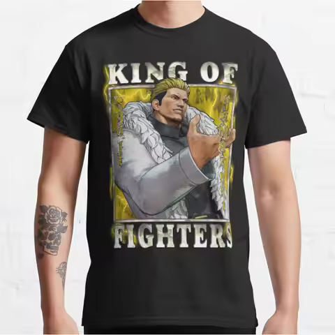 Wicked heretic Ryuji Yamazaki KOF King of Fighters 80s Video game Retro fighting videogames T-shirt 