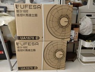 4台3899/UFESA優沙16吋DC變頻無線遙控立扇電風扇UA1678