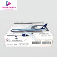 JC Wings XX40025 1: 400 Mexican Airlines B777-200ER N745AM Alloy Model