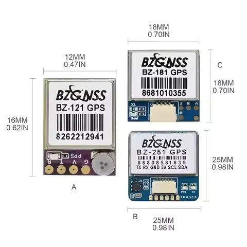 BZGNSS BZ121 BZ181 BZ251 Dual Protocol GPS Positioning Module For FPV Drone Fixed Wing Realize Rescu