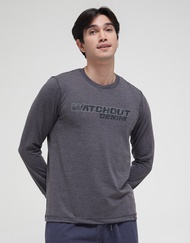 Watchout! Jeans Kaos Lengan Panjang Brand Wording Pria 118568436