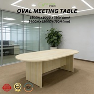 Office Pro 6FT / 8FT Oval Shape Conference Table | Meja Mesyuarat | Office Table | Meeting Table