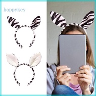 HAP Girl Halloween Headbands Festive Zebras Ear Headwear Hairbands Fun Headwear