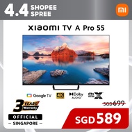 [Official Warranty] NEW 2023 Xiaomi TV | A Pro 55 Inch | 4K UHD | 60Hz | Google TV | HDR 10 | Dolby Vision