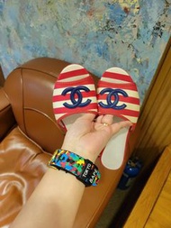 chanel 拖鞋