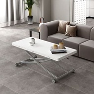 OTHER - 80*40白木紋/迷你款升降茶几 升降餐枱 餐桌