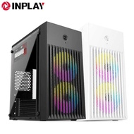 Inplay LITE X220 PC Build-In 2 RGB Fans MATX Gaming Case For Desktop Computer 6B57 74