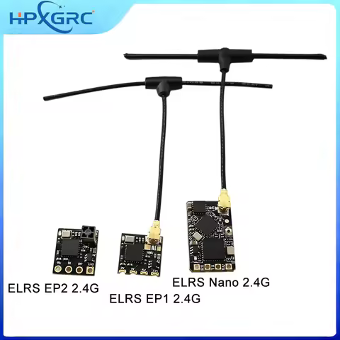 HPXGRC ELRS 2.4G Mini Receiver ExpressLRS RX Nanc 2400RX FP1 for Drone RC Control System Wireless Da
