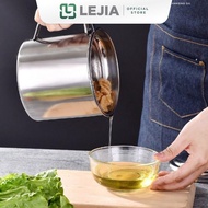 Stainless Steel Oil Filter Container Oil Pot 1.3 Liter/ Cooking Oil Filter Container ||