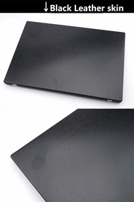 Q75vmsxzrzp อุปกรณ์ป้องกันฝาครอบสติกเกอร์ตกแต่งผิวแล็ปท็อปสีดำคาร์บอนไฟเบอร์พิเศษสำหรับ Lenovo Think