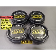 Rim Cap (66mm) Ce28 Te37 Re30 G25 Ze40 Cap Logo Volk Racing Rays Center Rim Cap Wheel Cover penutup 