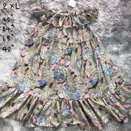 2XL12 Off-Shoulder Graphic Dress For Chubby Women